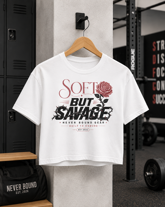 Soft But Savage Women’s Crop Top